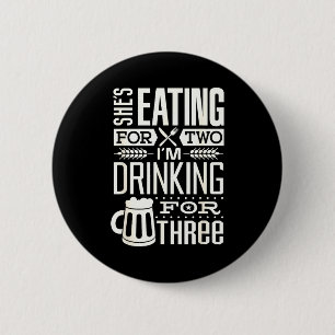 Funny Expecting Dad Shirt For Pregnancy New Dad Fa 2 Inch Round Button