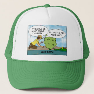Funny  Extreme Cache Geocaching Personalized Name Trucker Hat