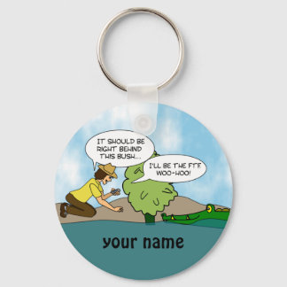 Funny  Extreme Cache Geocaching Swag Custom Name Keychain