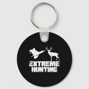 Funny Extreme Hunting Deer Karate Karate Martial A Keychain