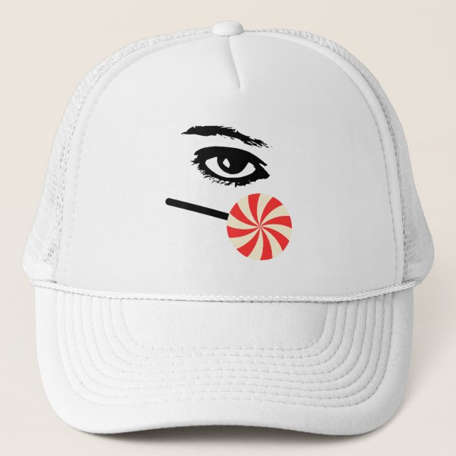 Funny Eye Candy Hat for Men (Front)
