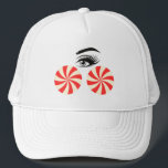 Funny Eye Candy Hat for Women<br><div class="desc">Humourous Eye Candy trucker hat designed for women with a sense of humour. Whether hanging with friends, or just showing off your fun side, this hat delivers flair and personality. It's definitely a conversation starter and a great gift for ladies with a playful side. A stylish way to own the...</div>