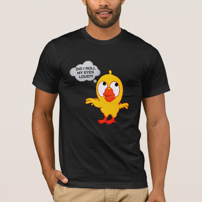 Funny Eye Roll Shirt -Sarcastic Snarky Gift Tee (Front)