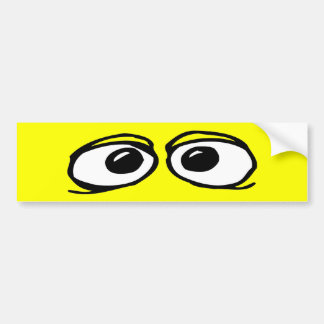 Funny Eyeballs Bumper Sticker