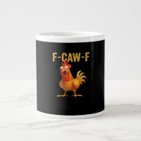 Funny F Caw F Chicken Creative Casual Design