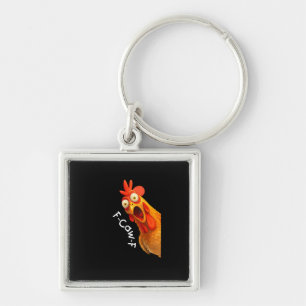 Funny F-Caw-F Chicken F-Caw-F Chicken Creative Cas Keychain