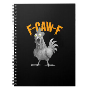 Funny F-Caw-F Chicken F-Caw-F Chicken Retro Classi Notebook