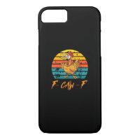 Funny F-Caw-F Chicken Shirts Sunset Vintage F-Caw-