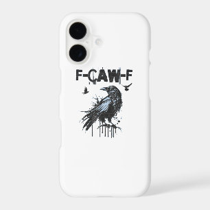 Funny F-Caw-F Crow Grunge Humour Graphic