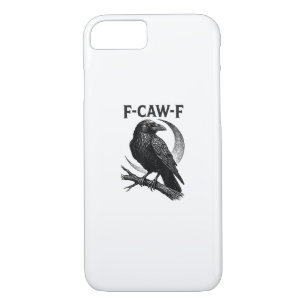 Funny F-Caw-F Crow Retro Graphic Case-Mate iPhone Case