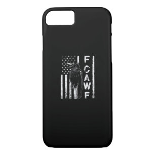 Funny F Caw F Crow With USA Flag Case-Mate iPhone Case