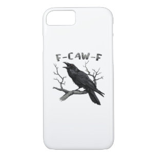 Funny F-Caw-F Gothic Crow Humor Essential Case-Mate iPhone Case