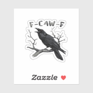 Funny F-Caw-F Gothic Crow Humour Essential