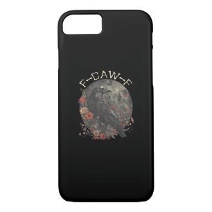 Funny F-Caw-F Raven Bird Saying Graphic Creative S Case-Mate iPhone Case