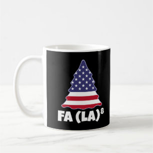 Funny Fa La 8 Christmas Math Teacher Snowman T-Shi Coffee Mug