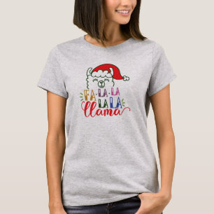 Funny Fa la la la la Llama Christmas Shirt