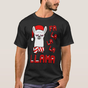Funny Fa La La Llama Shirt, Funny Llama Christmas  T-Shirt
