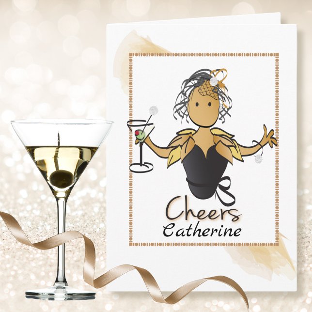 Funny Fabulous Cute African American Birthday  Card (Creator Uploaded)