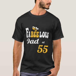 Funny Fabulous Fabeelous Dad Bee Honeycomb Daddy 5 T-Shirt