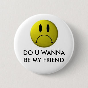 Funny Face 2 Inch Round Button