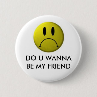 Funny Face 2 Inch Round Button