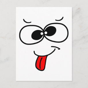 Funny Face - blah Postcard