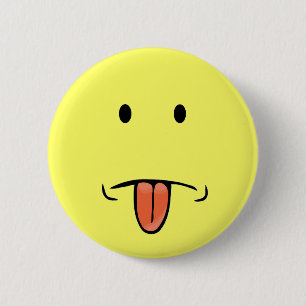 Funny face button