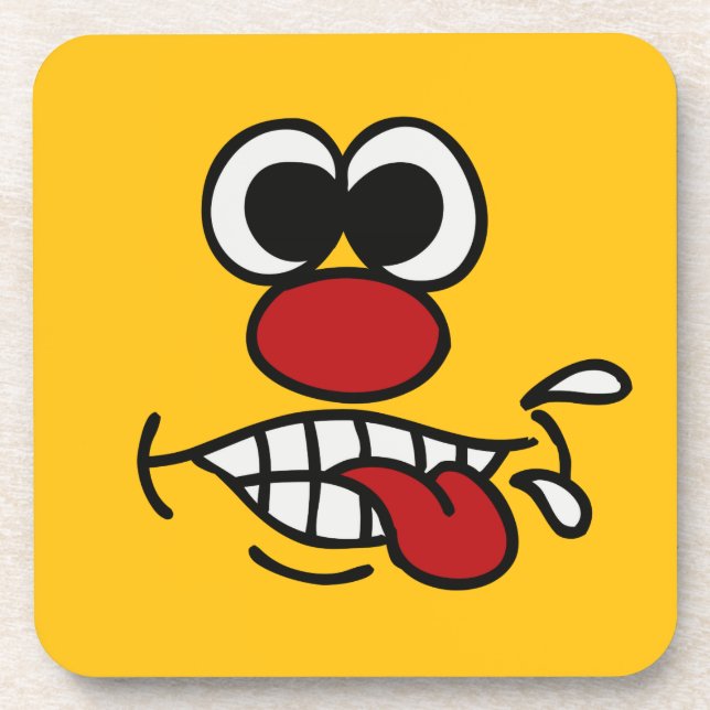 Funny Face custom coasters (Front)
