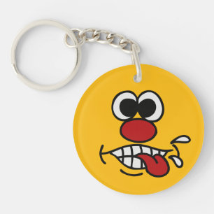Funny Face custom key chain