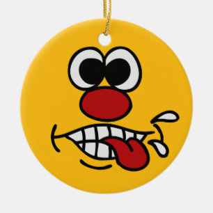 Funny Face custom ornaments