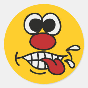 Funny Face custom stickers