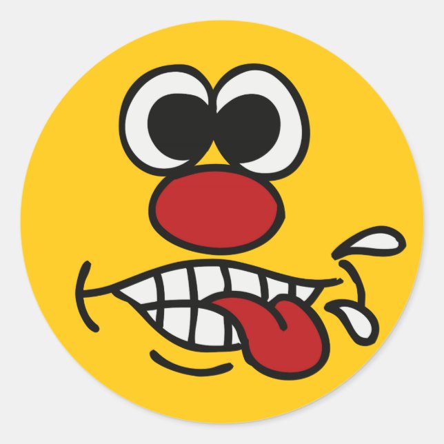 Funny Face custom stickers (Front)