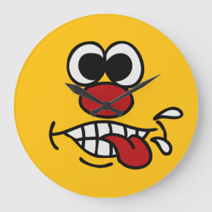 Funny Face custom wall clock