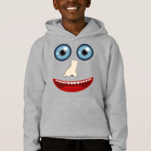 Funny face hoodie