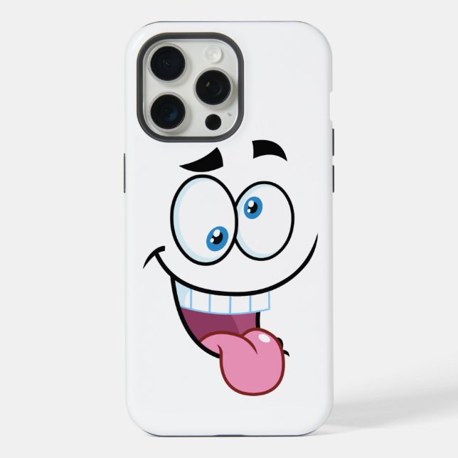 funny face iPhone case (Back)