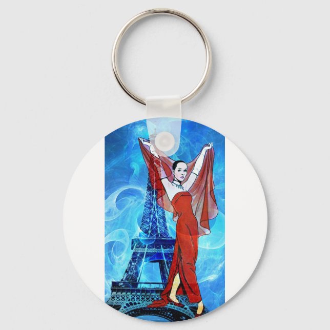 FUNNY FACE.jpg Keychain (Front)