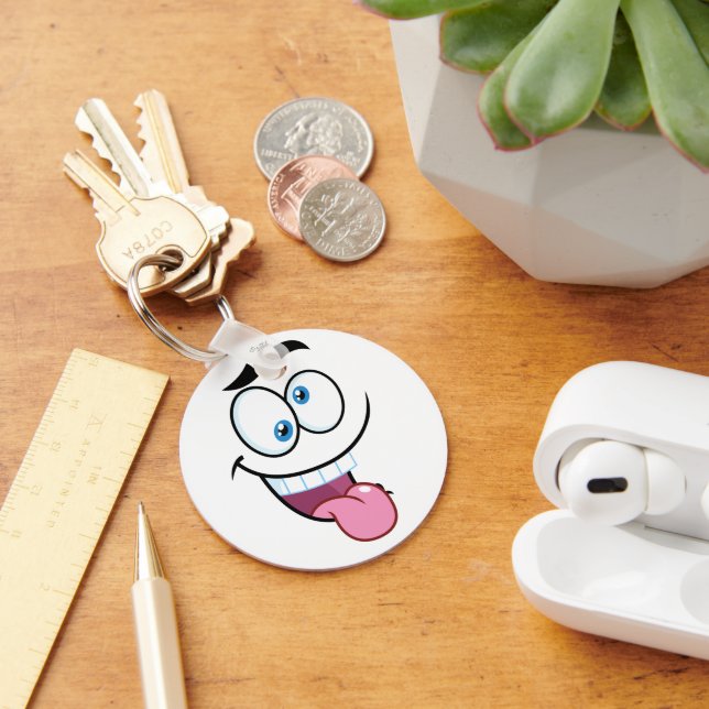 funny face keychain (Desk)