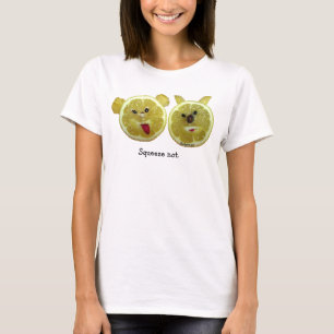 Funny Face Lemon Fruits T-Shirt /Apparel