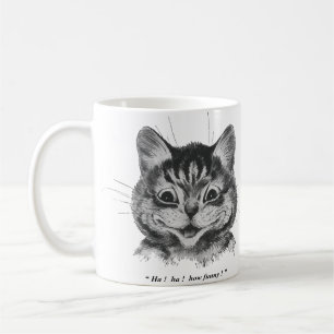 Funny Face of Cat (2), Louis Wain Coffee Mug