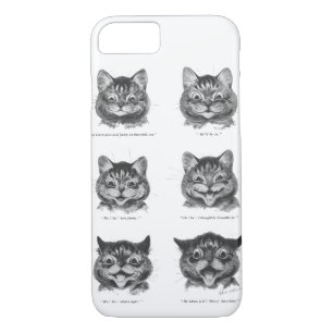 Funny Face of Cat, Louis Wain Case-Mate iPhone Case
