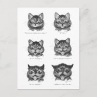 Funny Face of Cat, Louis Wain