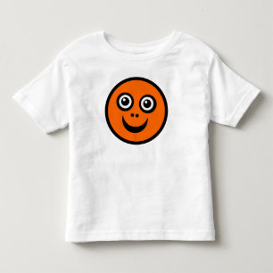 Funny Face Orange Toddler T-shirt