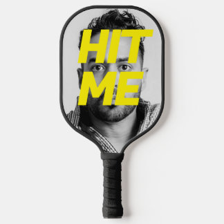 Funny Face Photo Pickleball Paddle