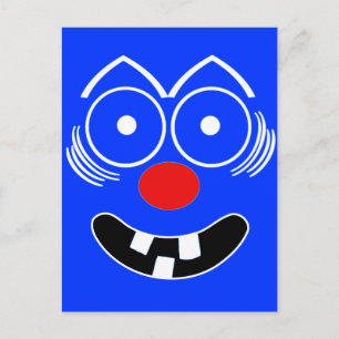 Funny Face Postcard