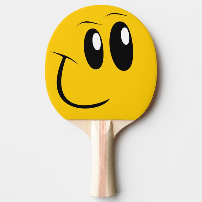 Funny Face Table Tennis Paddle (Front)