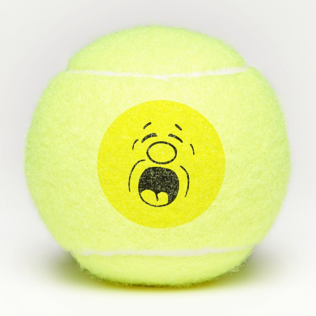 Funny Face Tennis Balls (Front)
