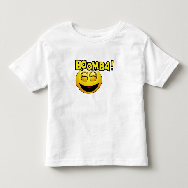 funny face toddler t-shirt (Front)