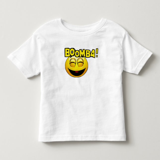 funny face toddler t-shirt (Front)