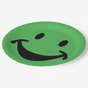 Funny face + your backg. & ideas paper plate