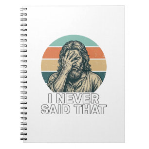 Funny Facepalm Vintage Engraving Quote Design_1 Notebook